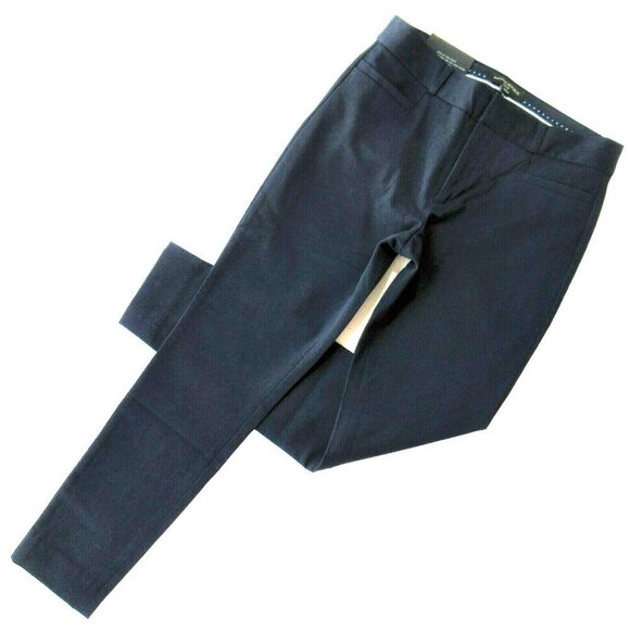 NWT Banana Republic Modern Sloan Skinny in Navy Bi-Stretch Slim Ankle Pants 4 - Picture 1 of 5